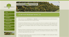 Desktop Screenshot of geraldforetnursery.com